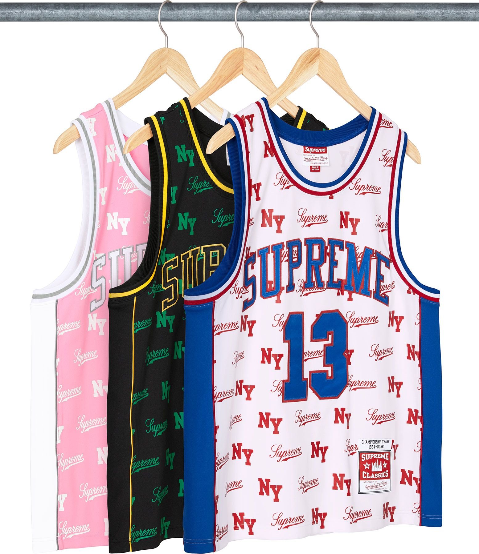 Supreme®/Mitchell & Ness® Monogram Basketball Jersey